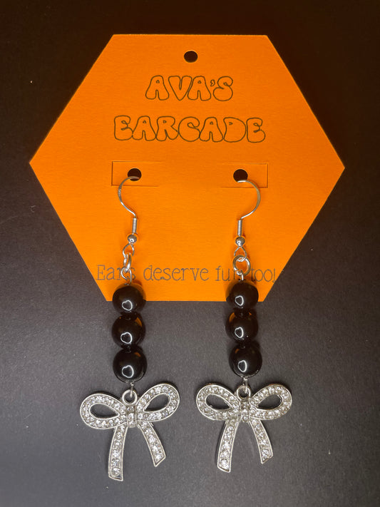 Sparkle Bow Earrings