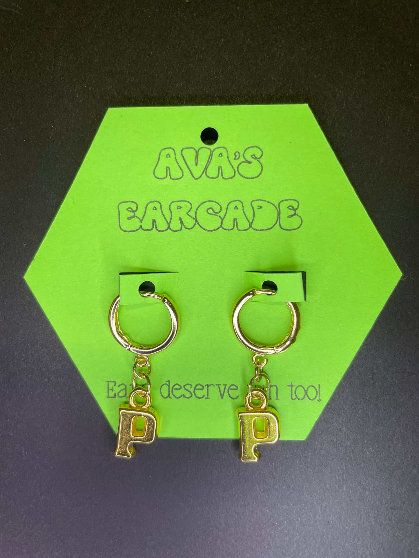 That’s My Letter Earrings