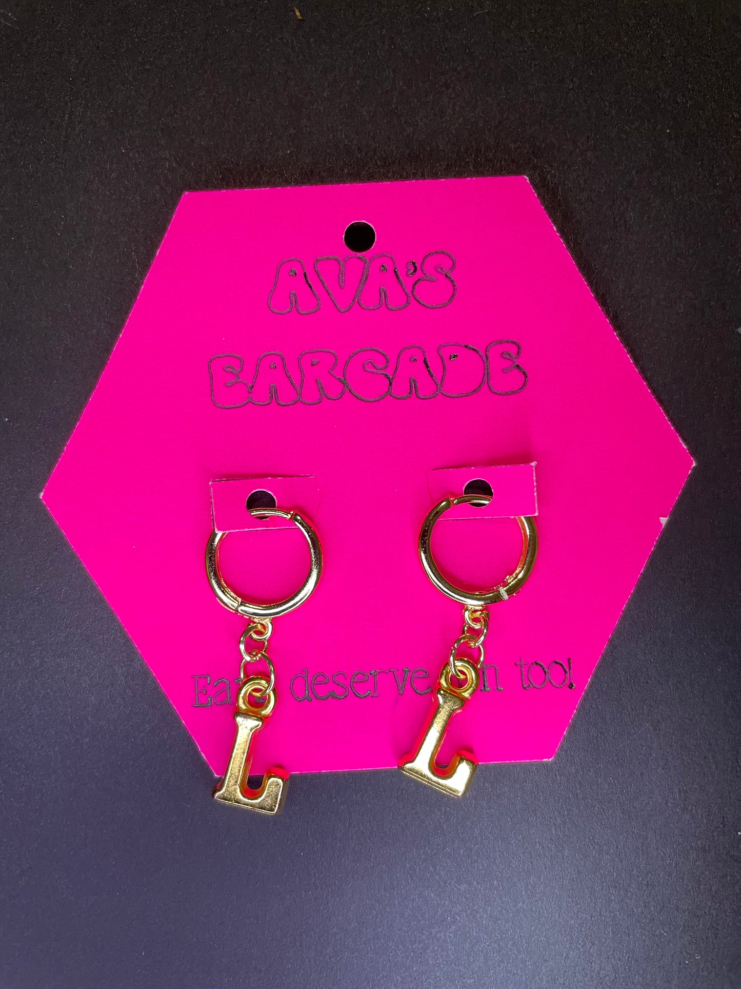 That’s My Letter Earrings