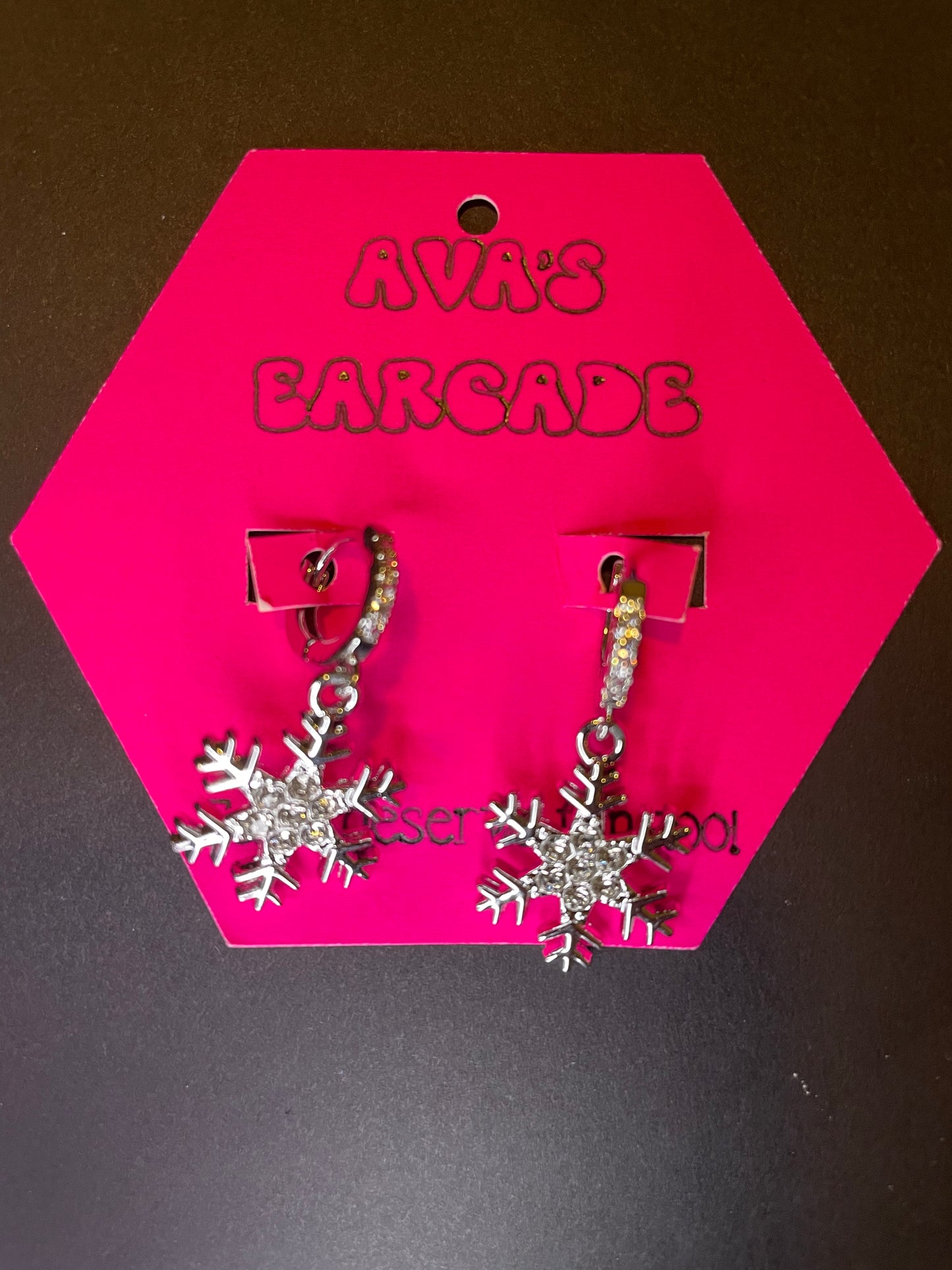 Frost Whisper Christmas Earrings