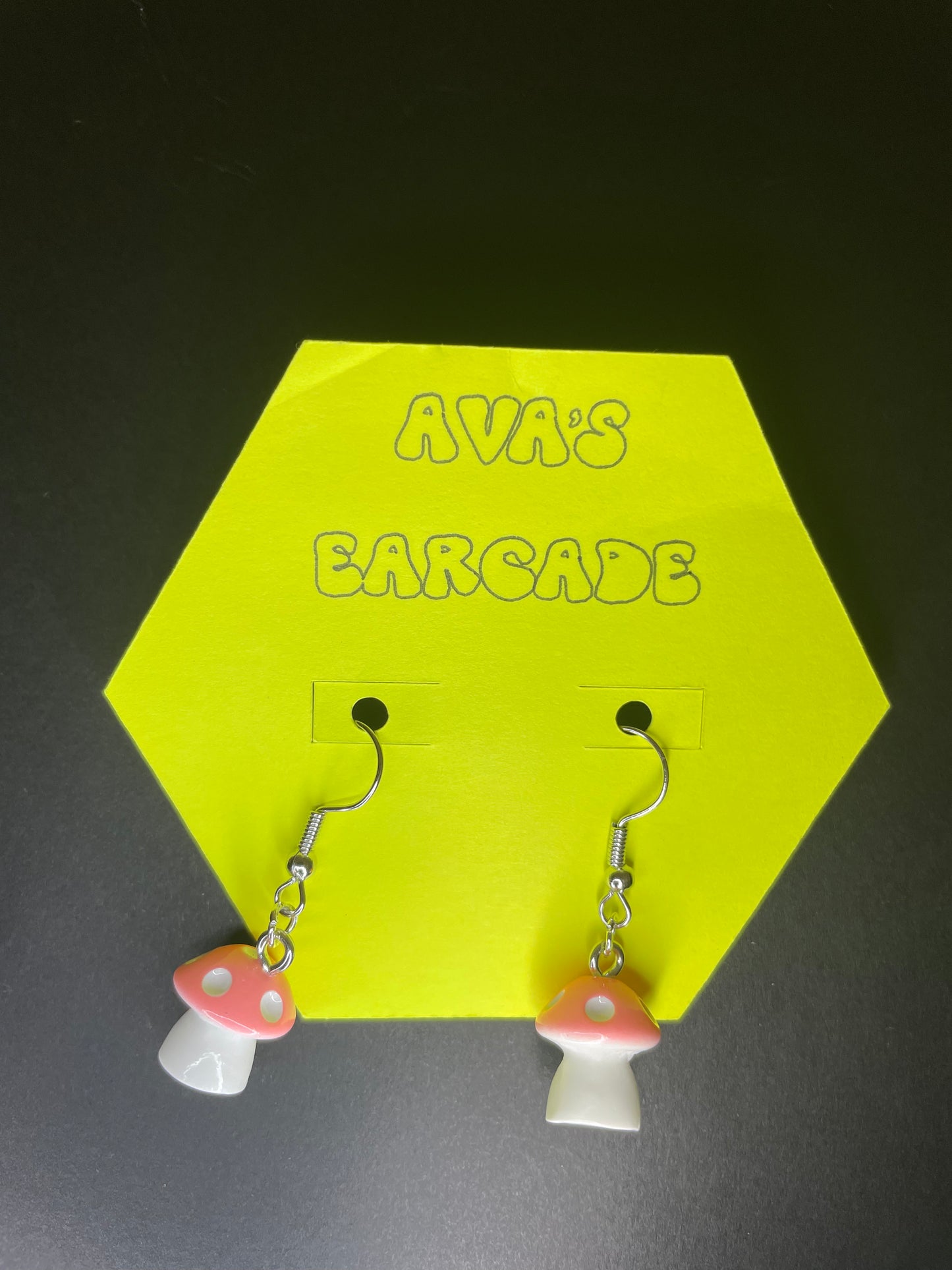 Magic Cap Mushroom Earrings