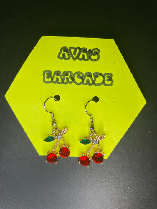 Double Trouble Fruit Earrings