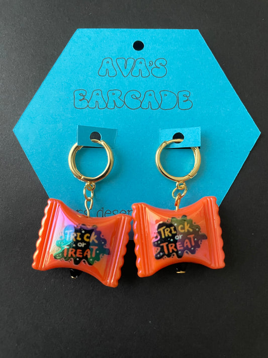Candy Bite Halloween Earrings