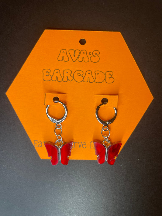 Flying Pretty Butterfly Earrings