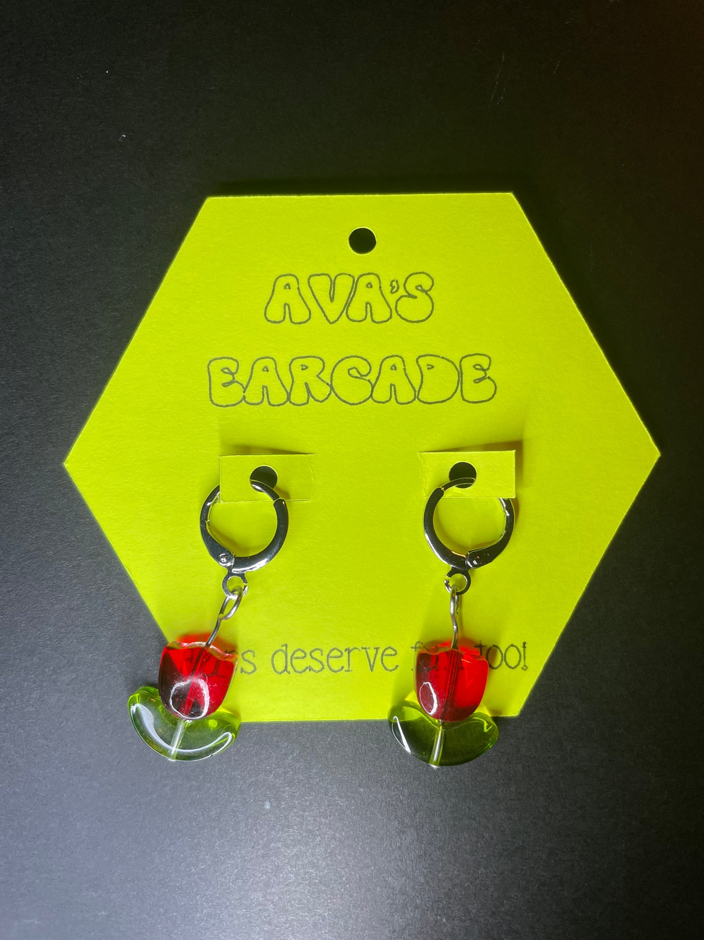 Tulip Tease Flower Earrings