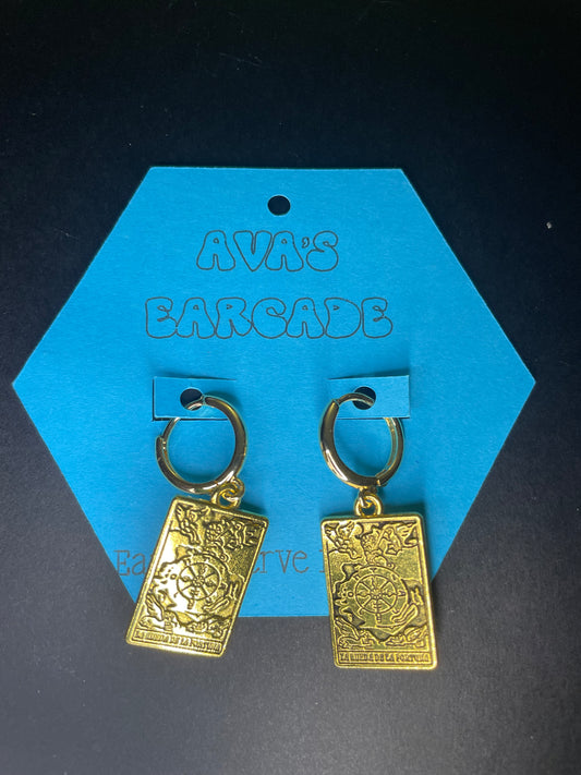 The City of Fortune Tarot Earrings