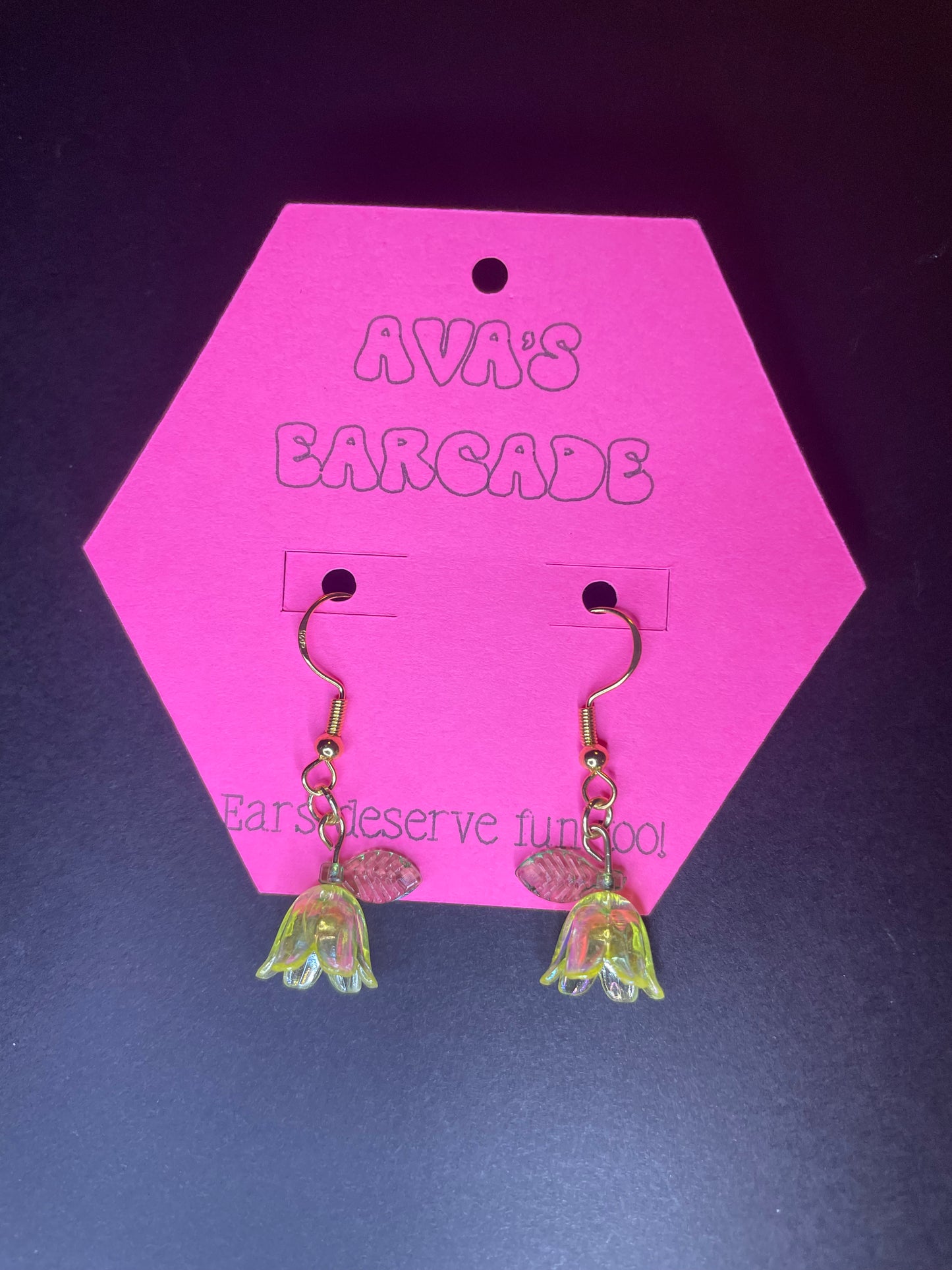 Floral Drip Flower Earrings