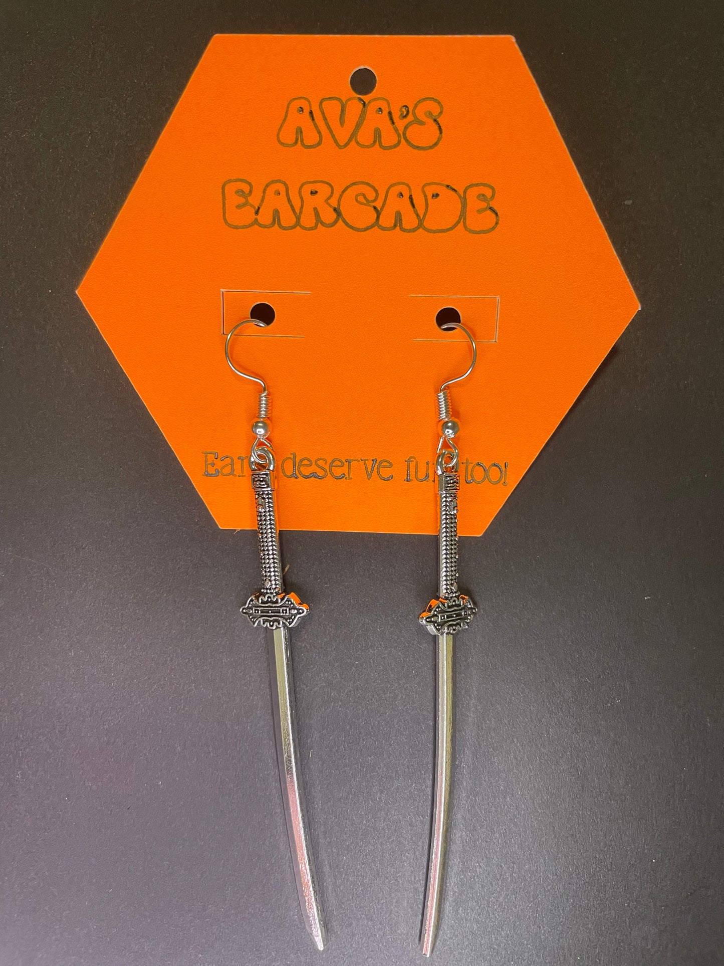 Cutie with a Cutlass Sword Earrings