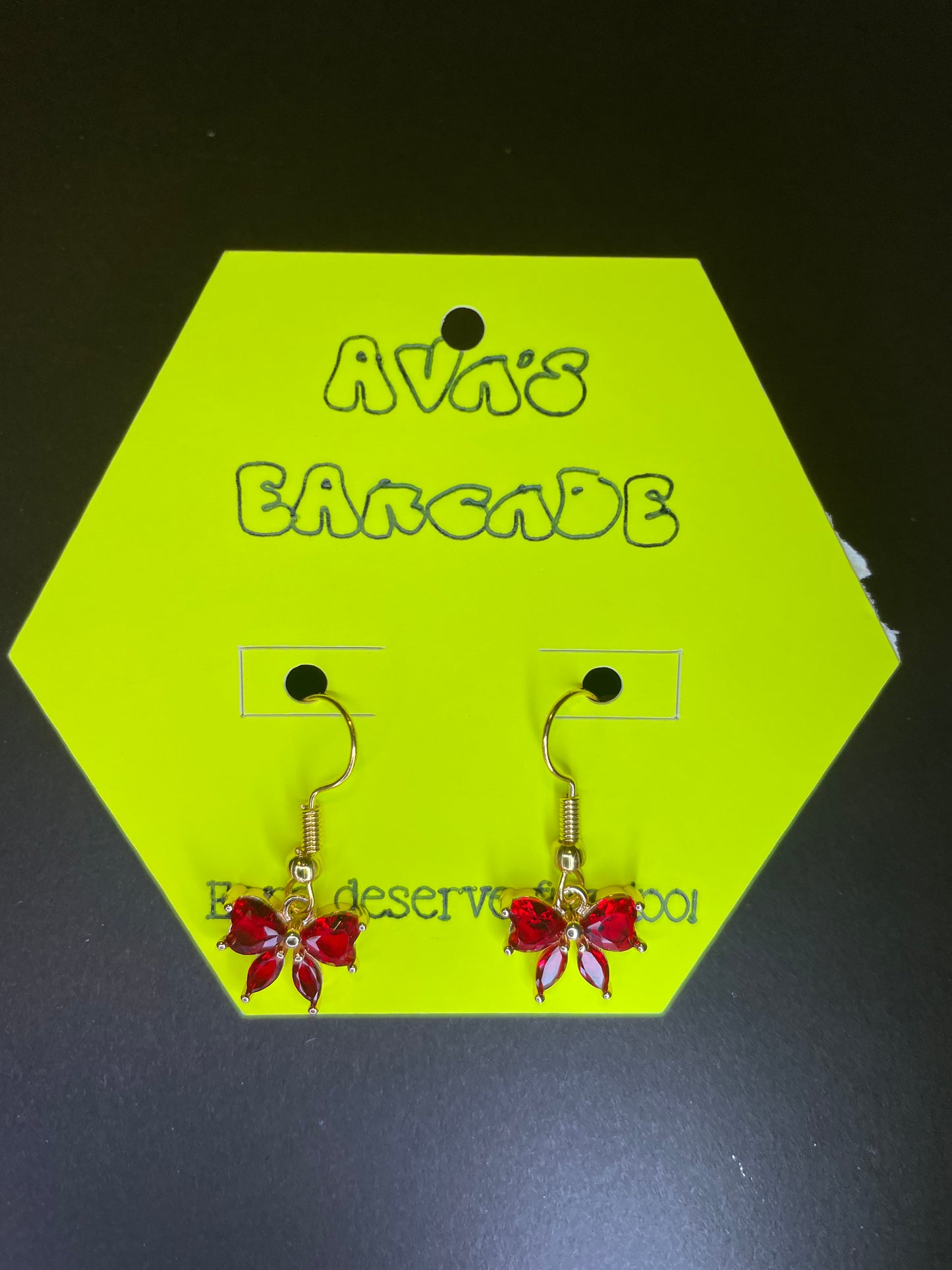 Holly Jolly Bows Christmas Earrings