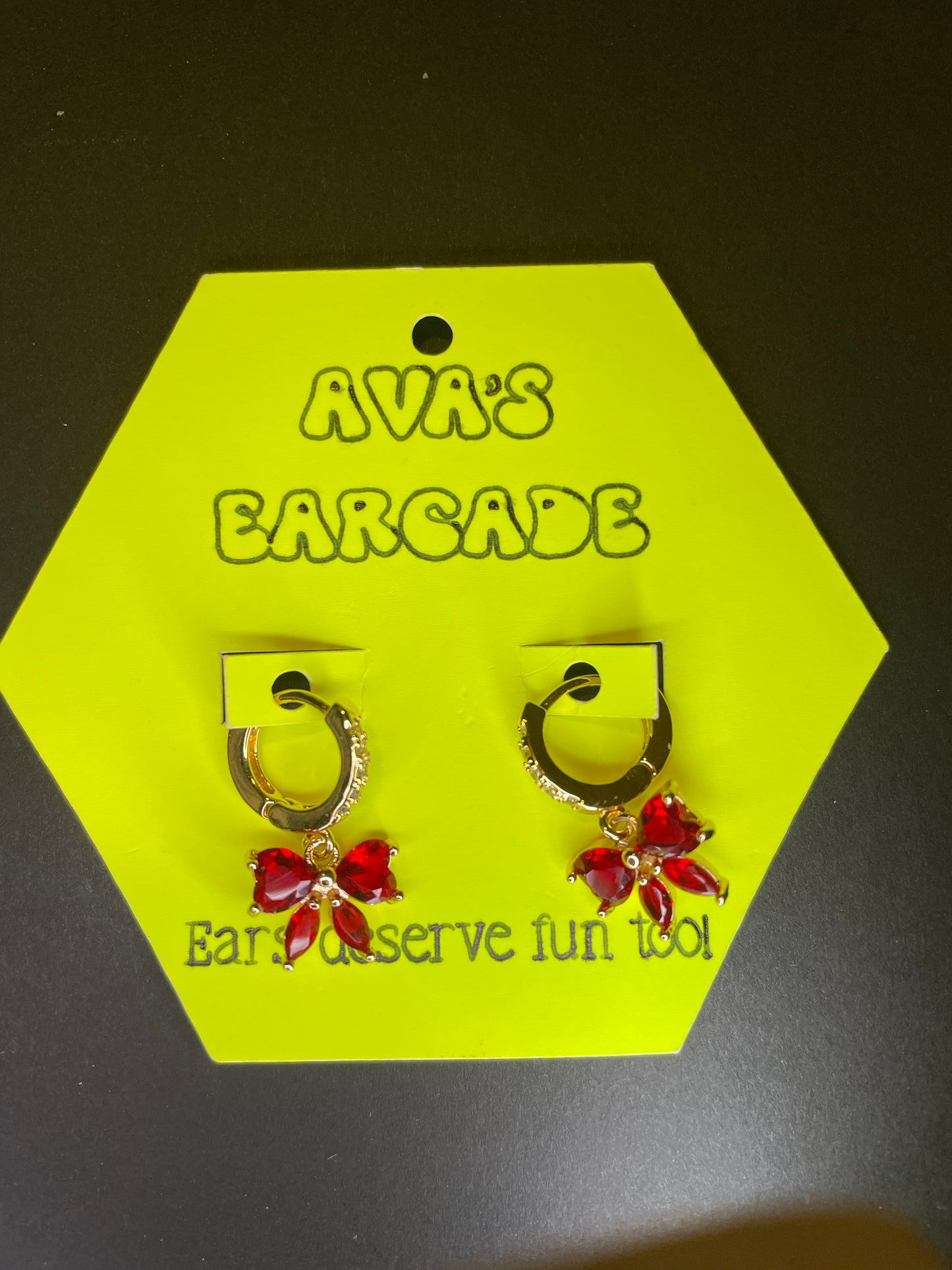 Holly Jolly Bows Christmas Earrings