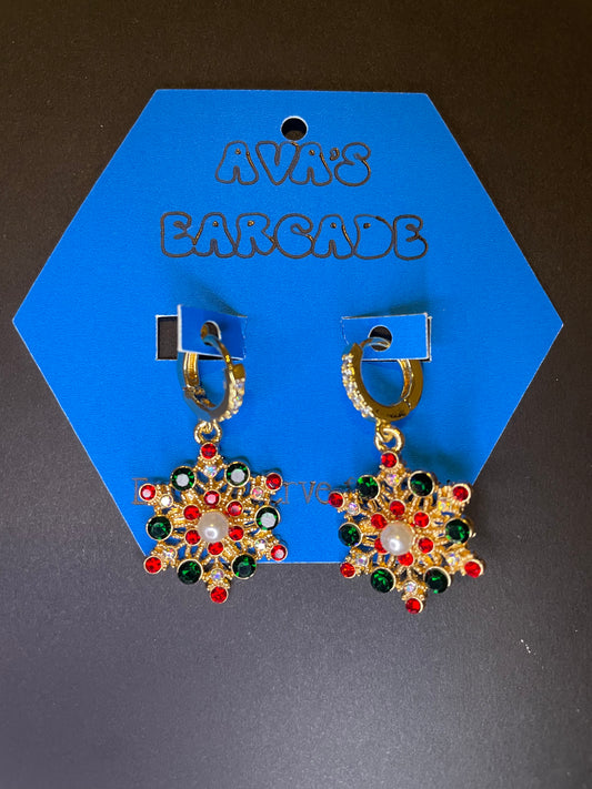 Snowfall Serenade Christmas Earrings