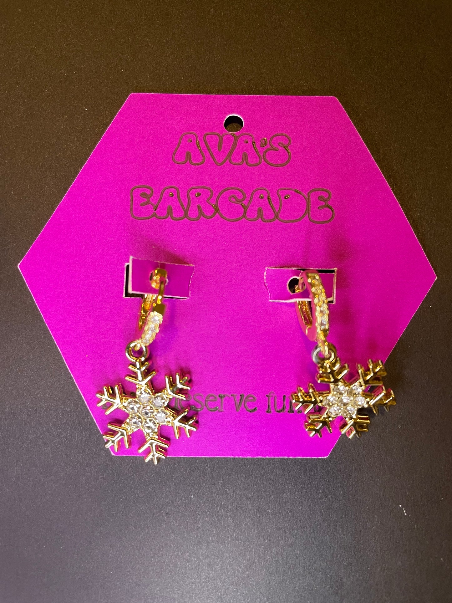 Frost Whisper Christmas Earrings