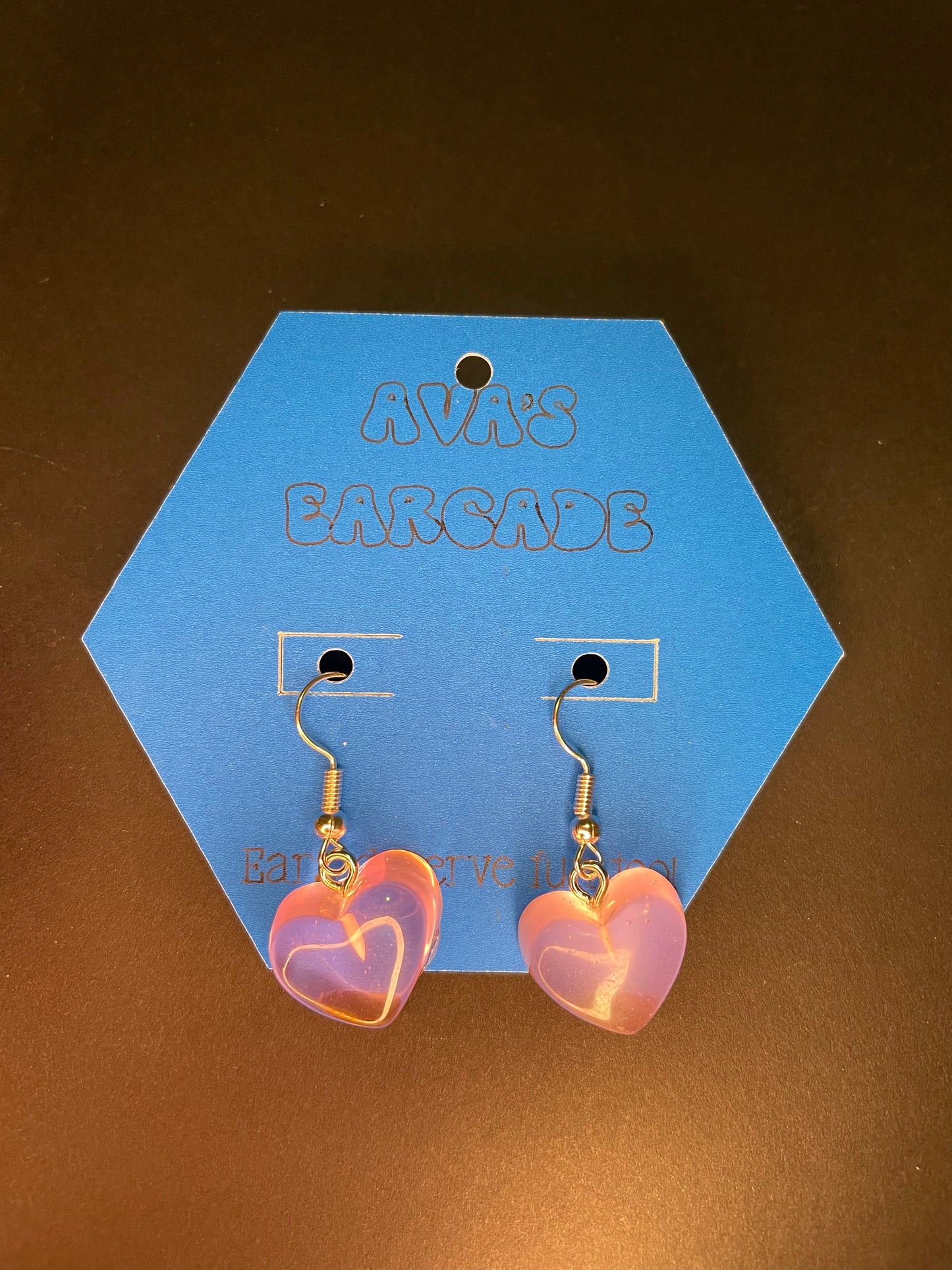 Crystal Crush Hearts Valentines Earrings
