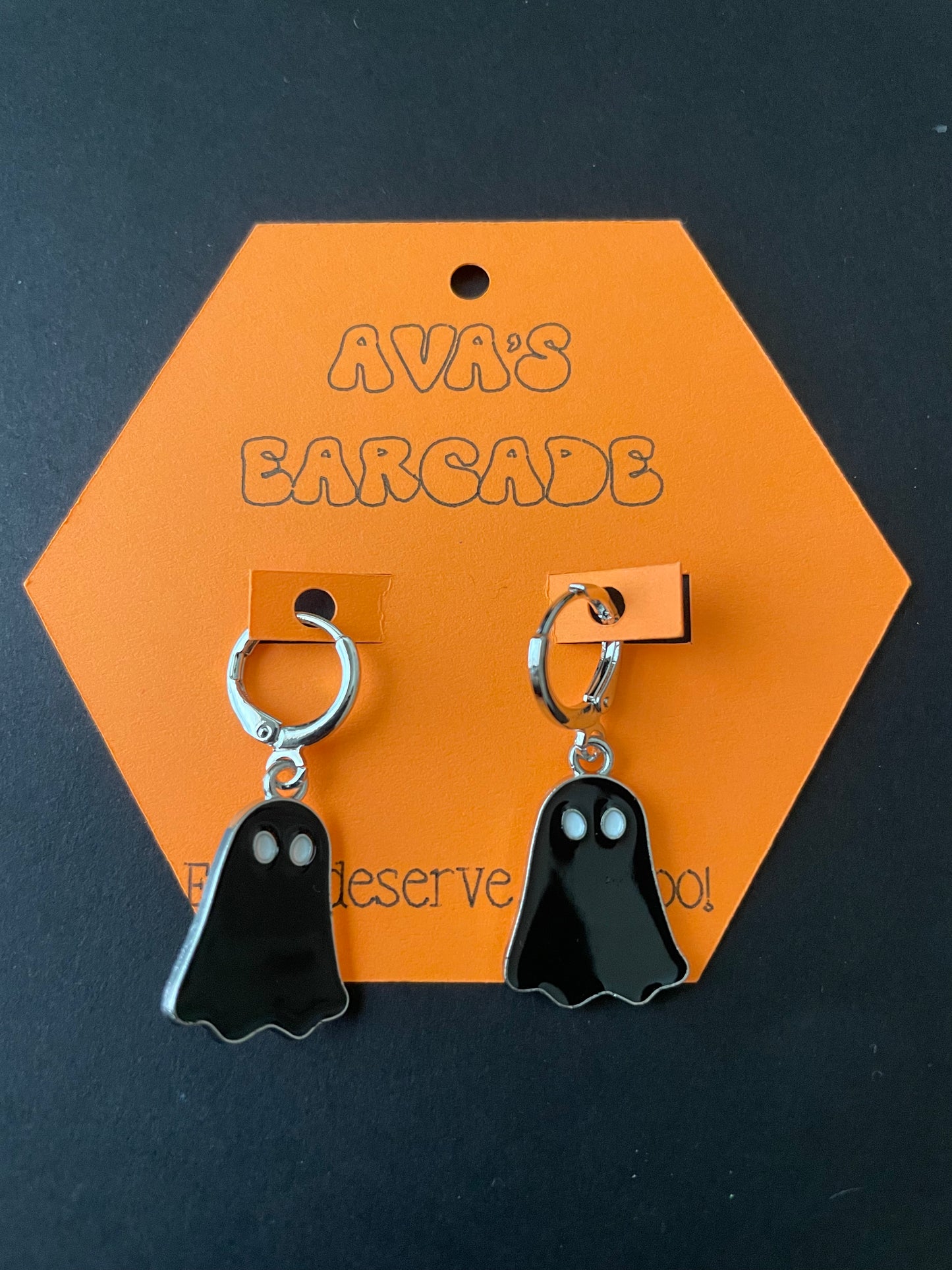 Midnight Whisper Ghost Earrings