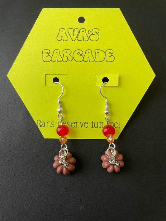 Patch Perfect Pumpkin Earrings