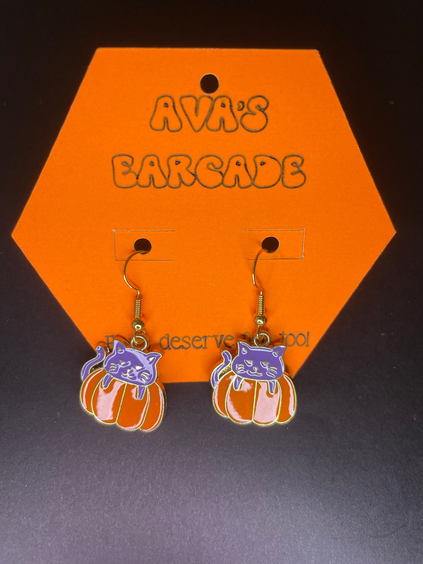 Pumpkin Patch Cuties Halloween Earrings
