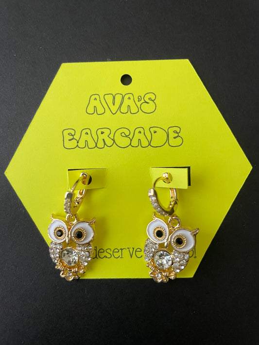 Hoot Chic Fall Earrings