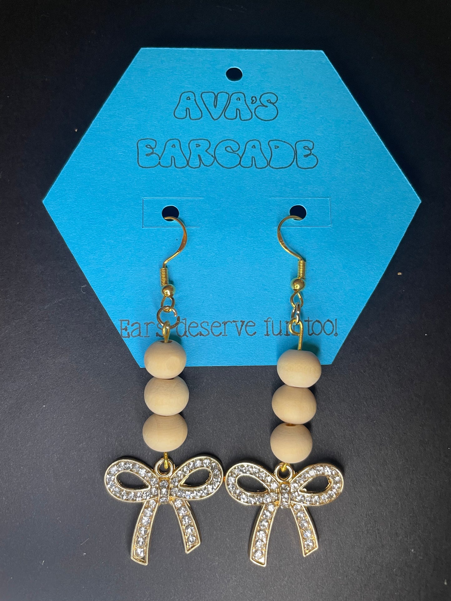 Sparkle Bow Earrings