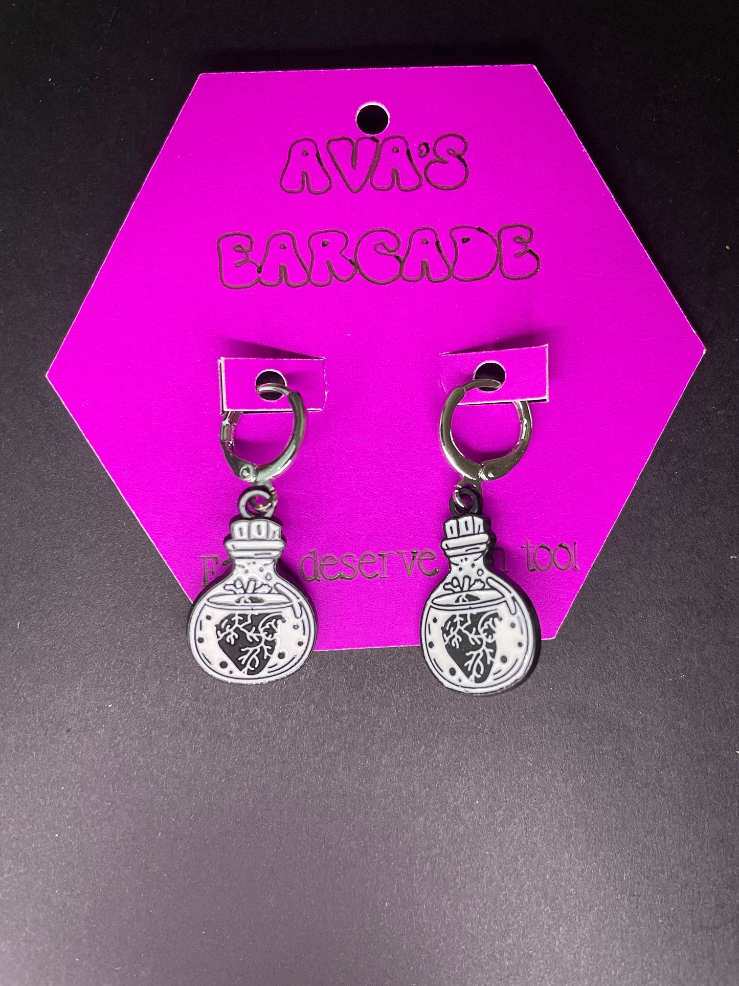 Kiss of Hex Halloween Earrings