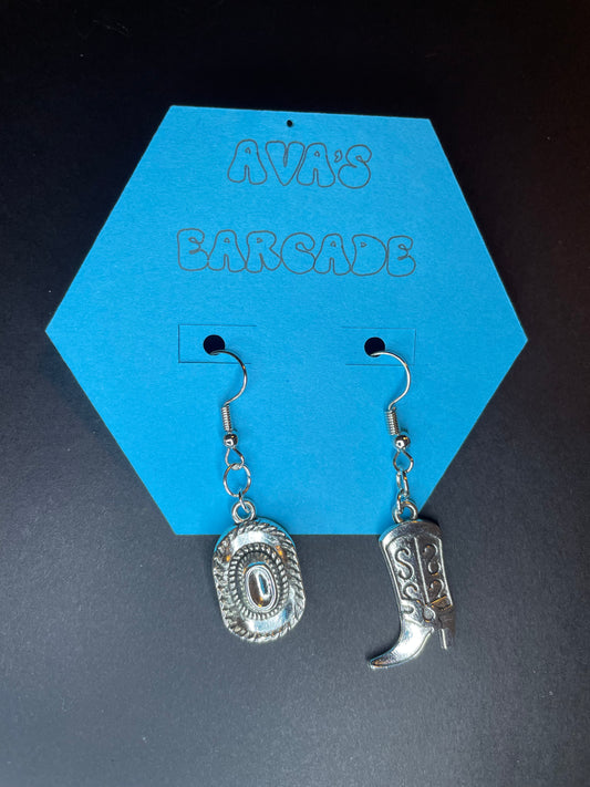 Hat Trick & Heel Earrings