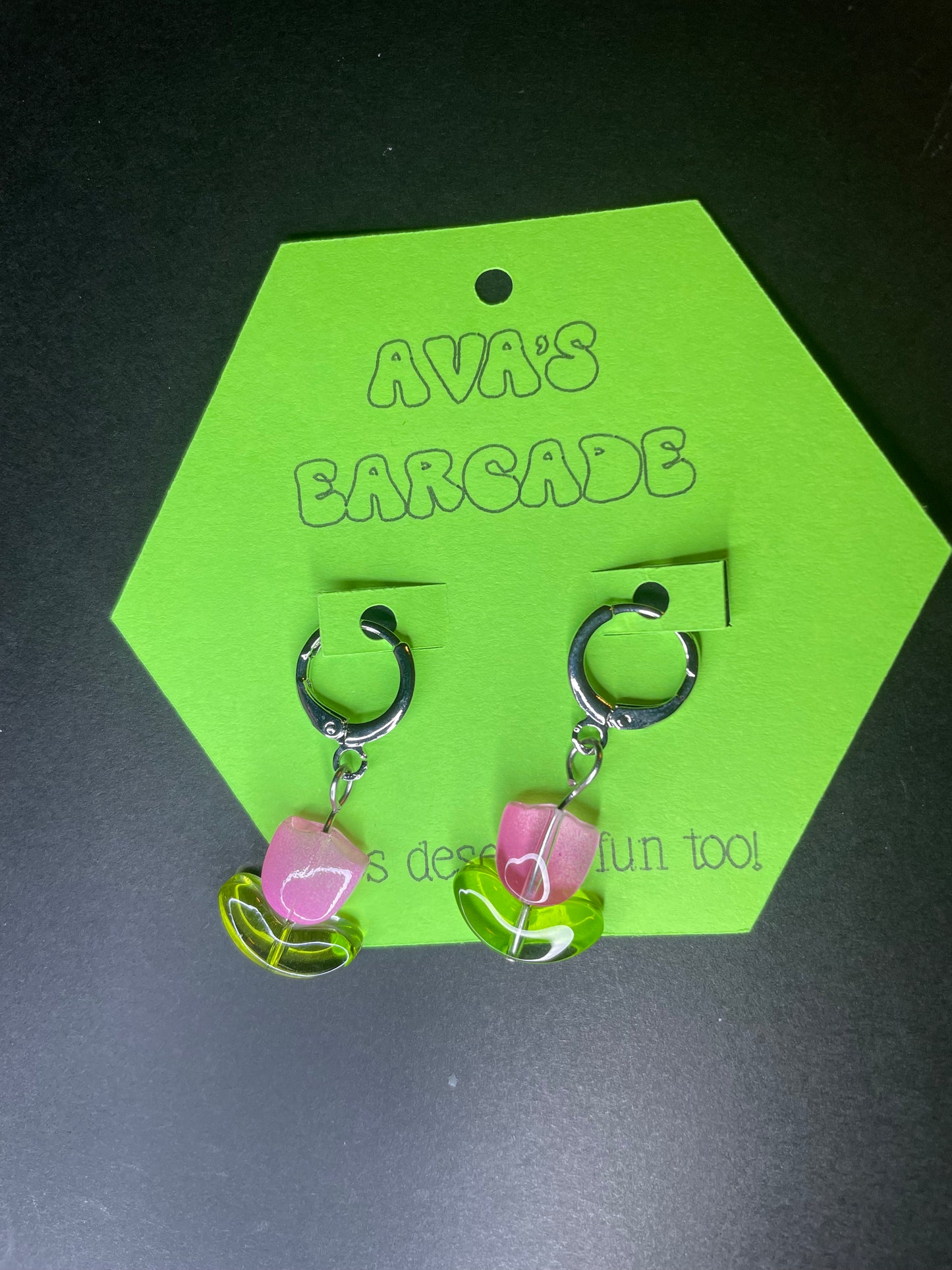 Tulip Tease Flower Earrings