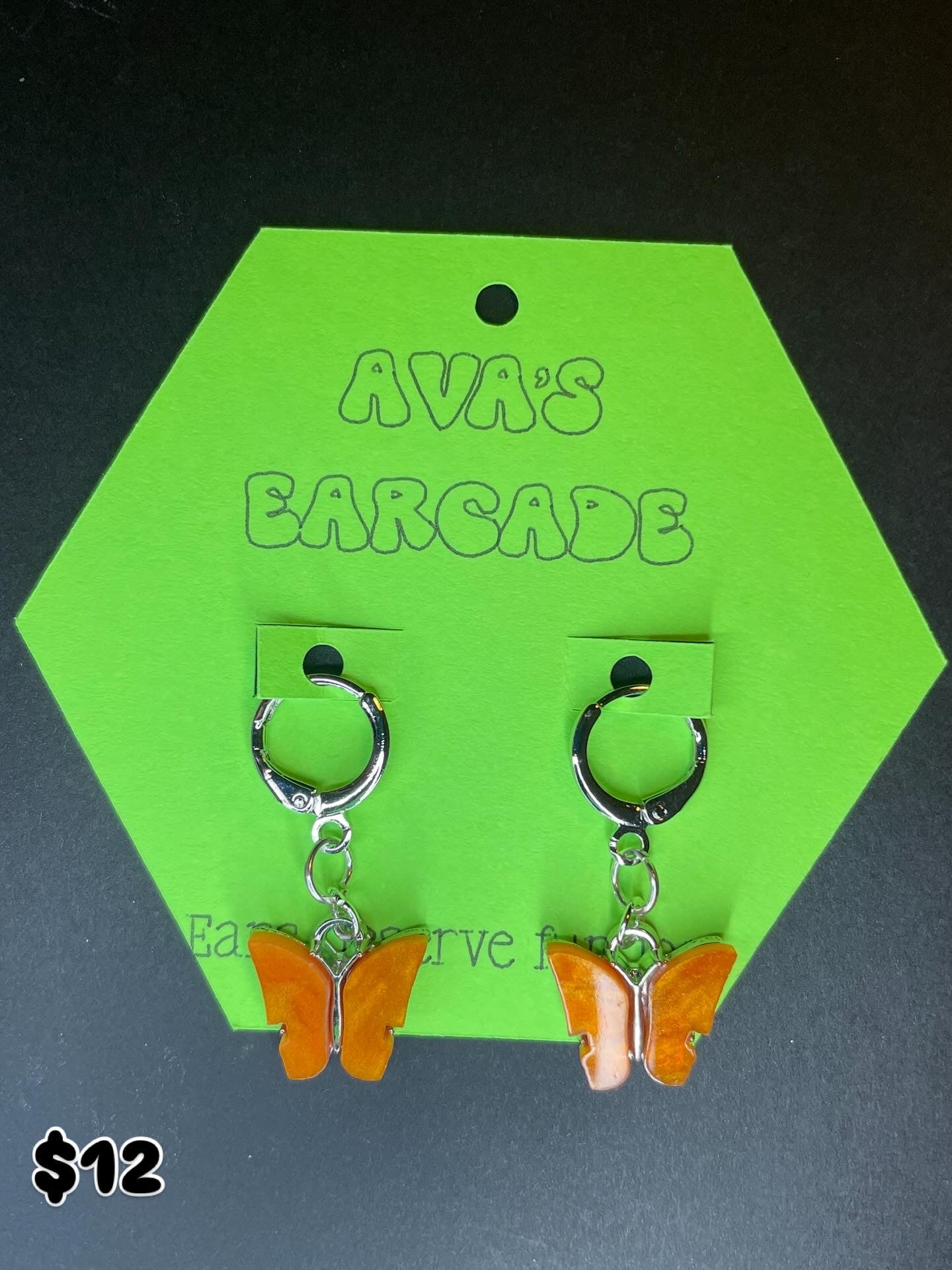 Flying Pretty Butterfly Earrings