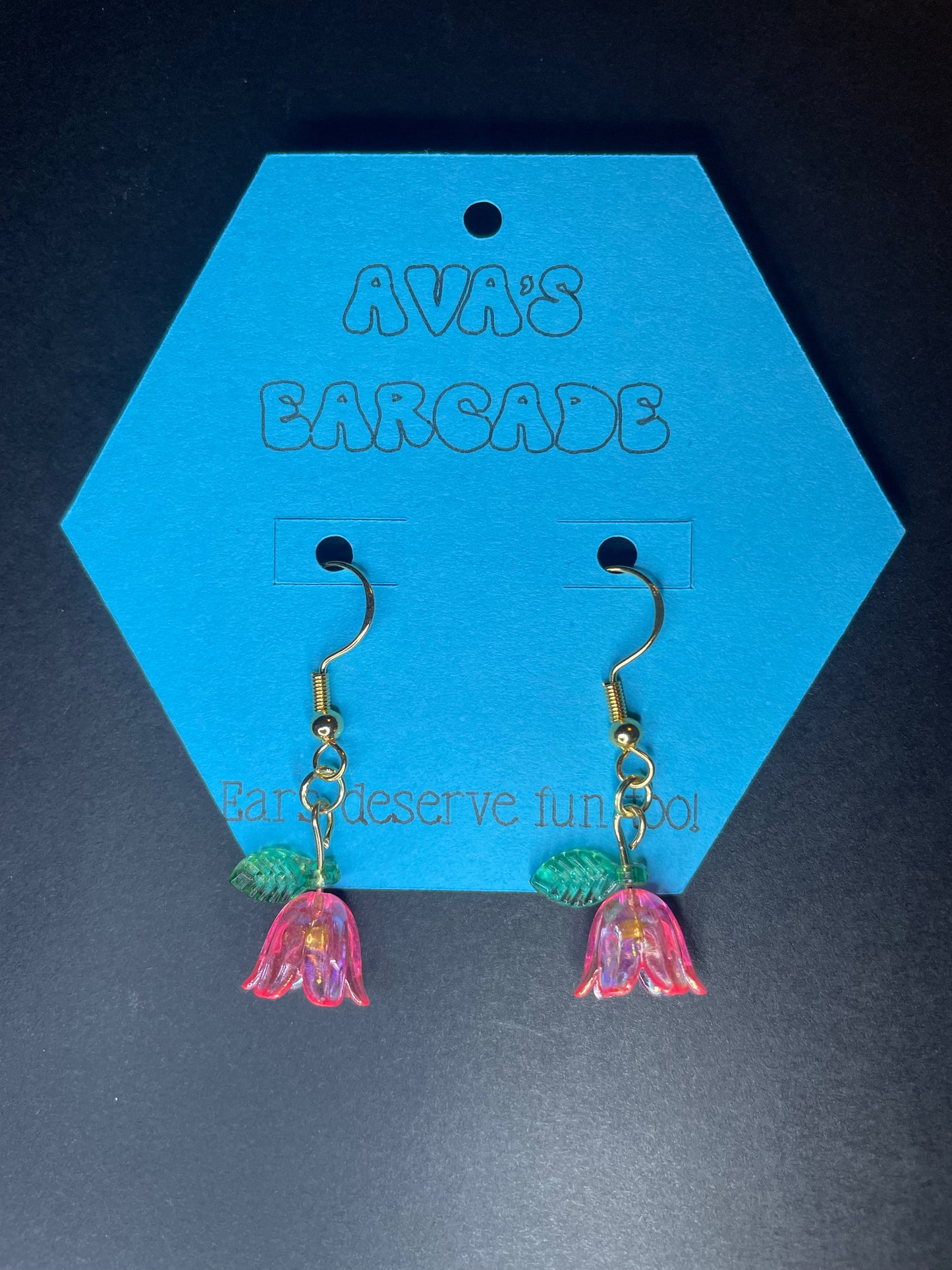 Floral Drip Flower Earrings
