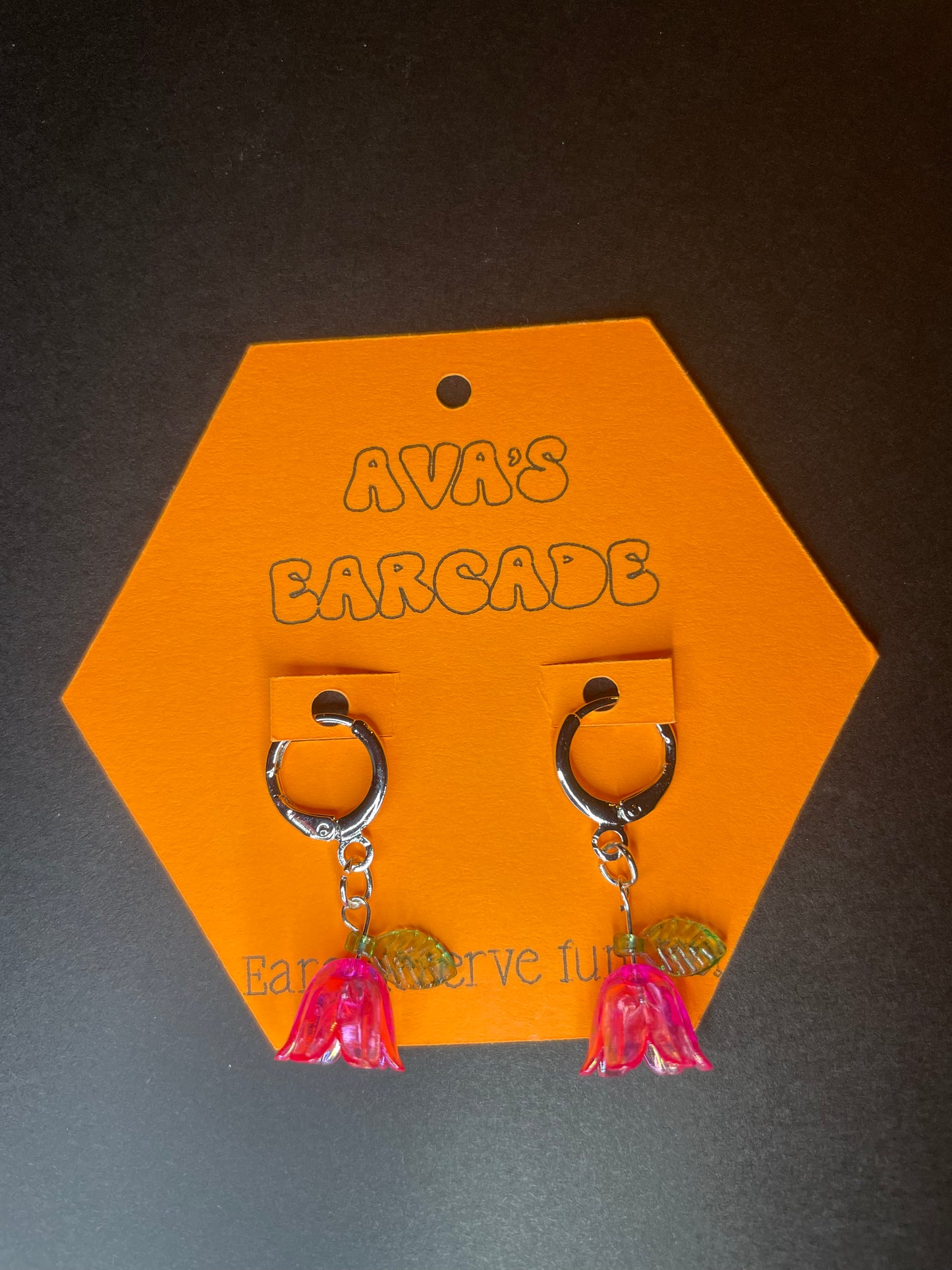 Floral Drip Flower Earrings