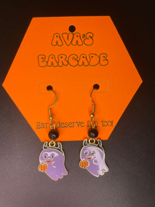 Peekaboo Ghost Earrings