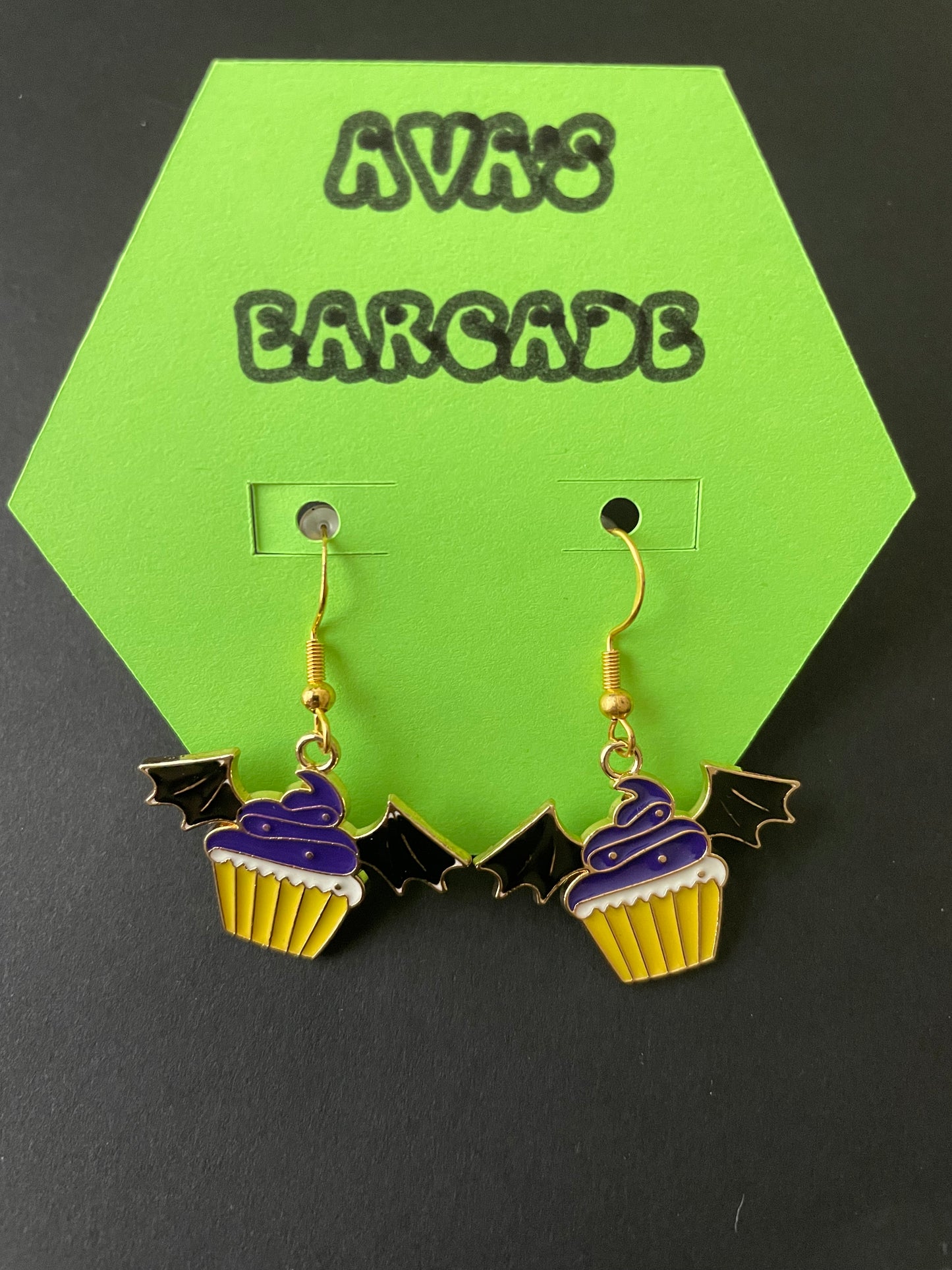 Batty Bakes Halloween Earrings