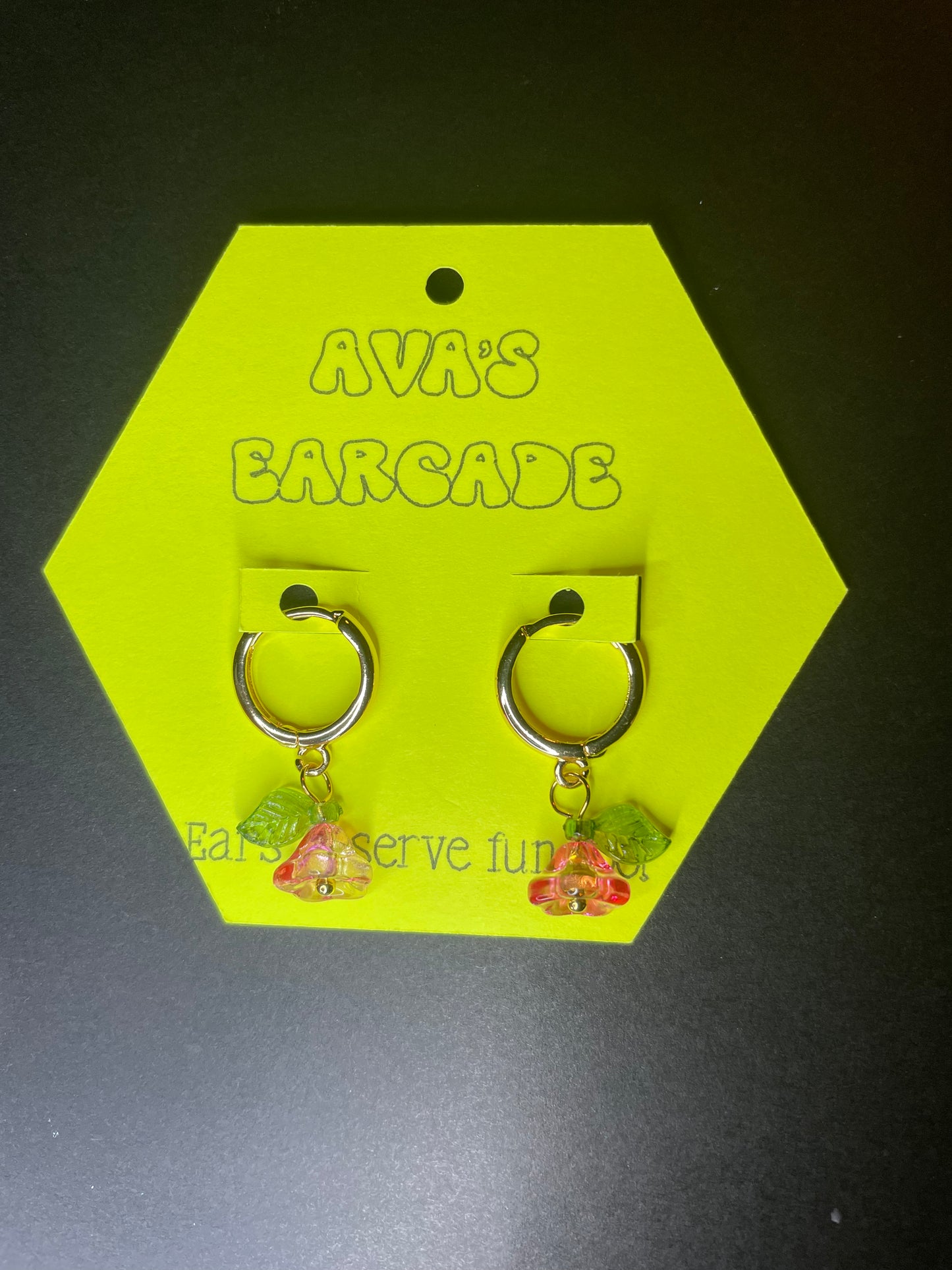 Glow Blooms Flower Earrings