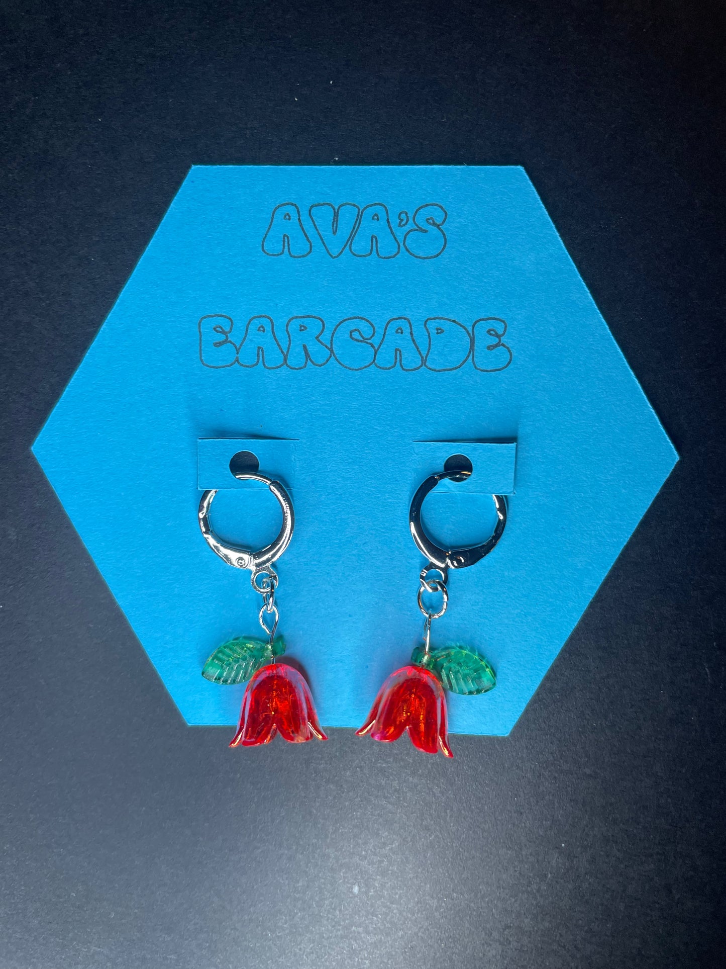 Floral Drip Flower Earrings