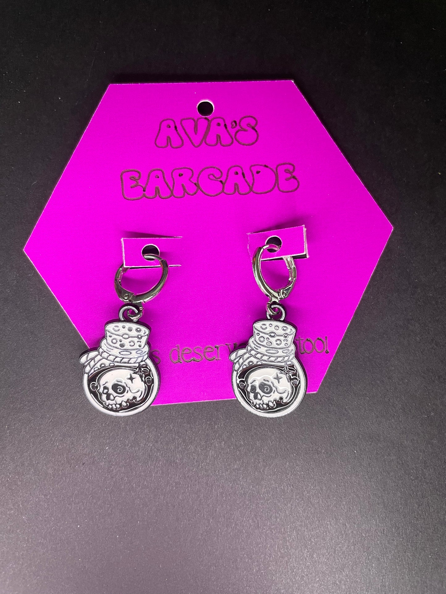 Sip Carefully Halloween Earrings