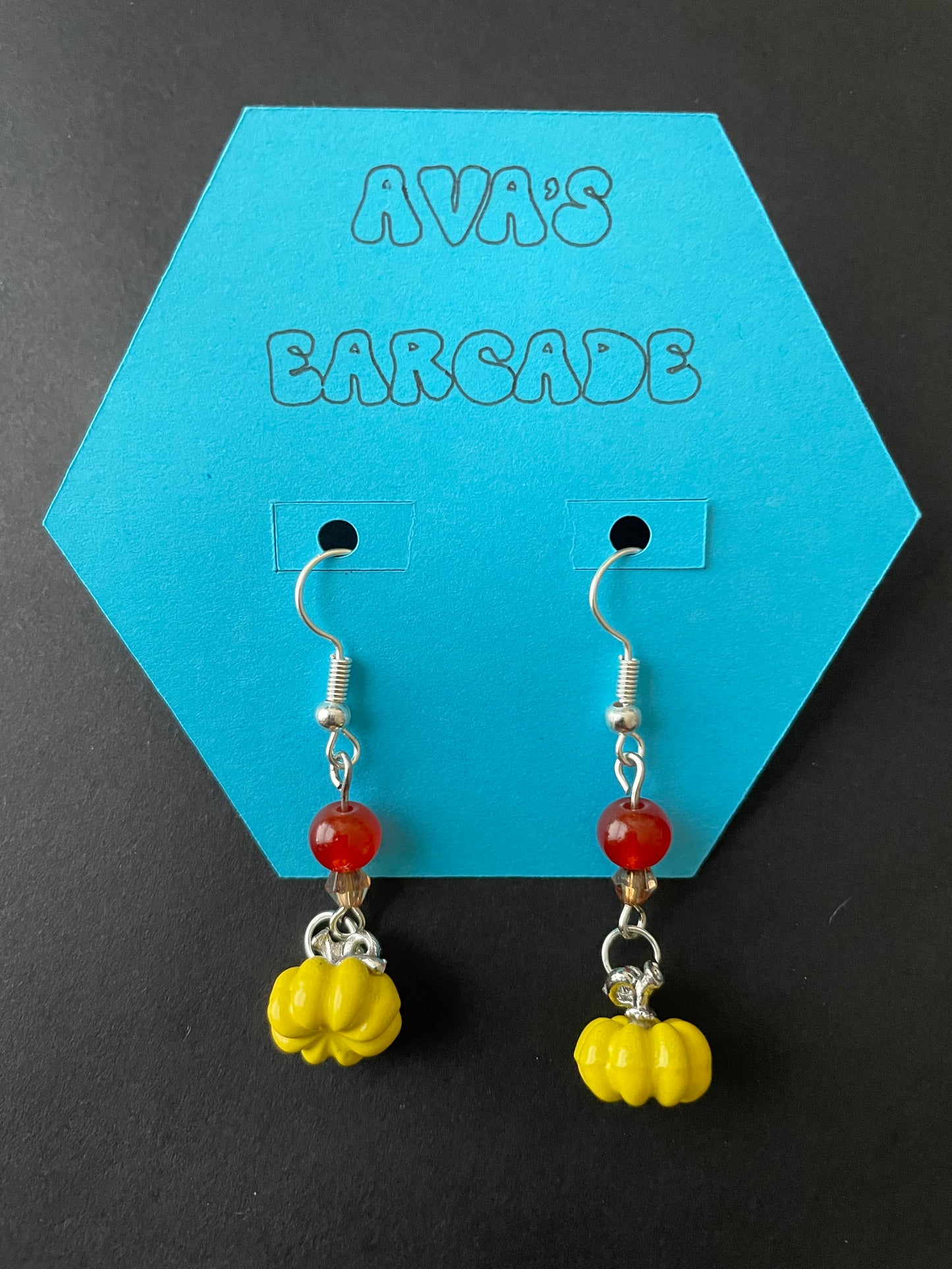 Patch Perfect Pumpkin Earrings